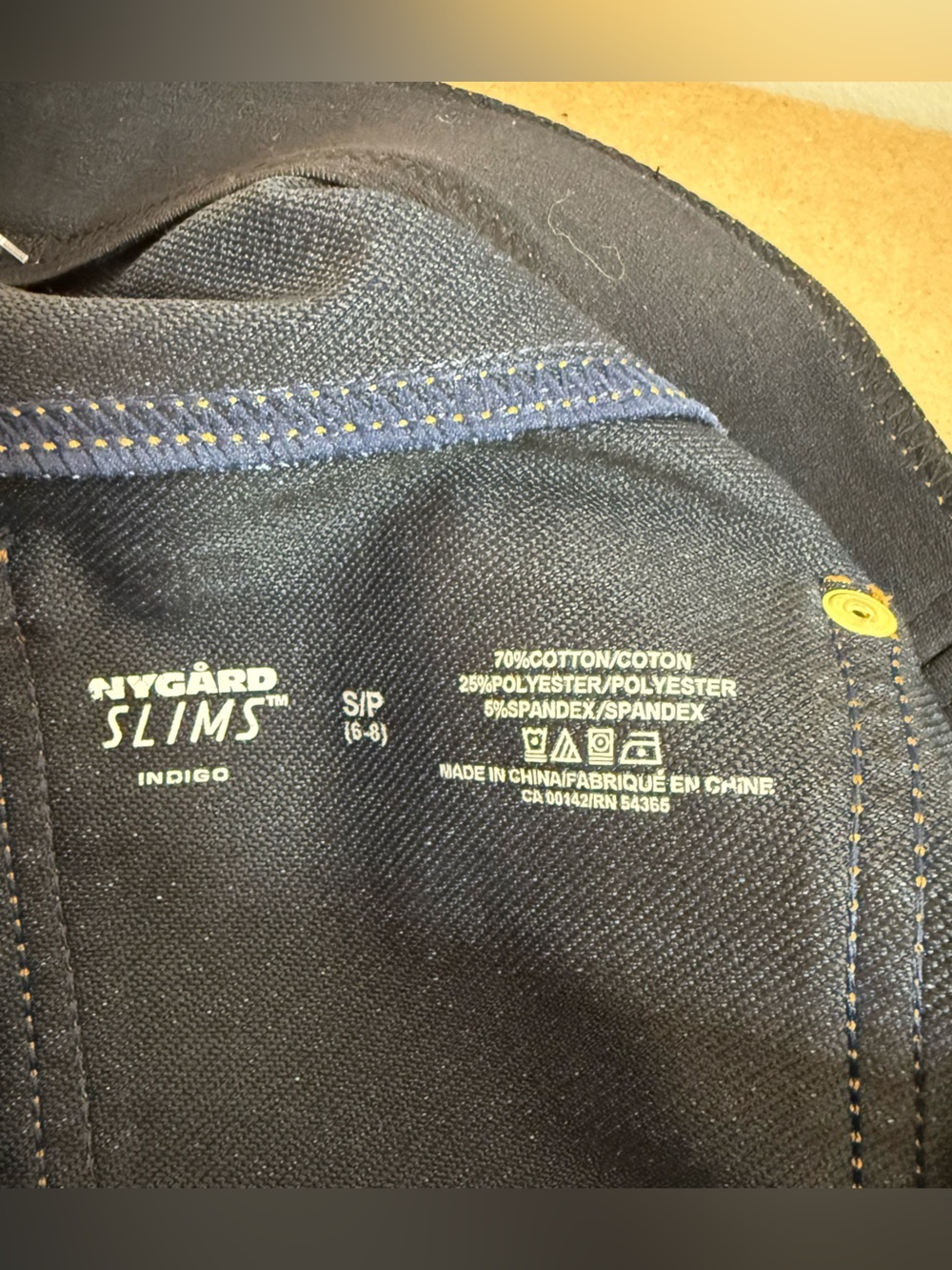 Nygård Slims Indigo Pull-On Pants – Stretch Elastic Waist Jegging – Size S/P NWT - Picture 8 of 8
